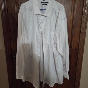 Men's Classic White Dress Shirt by Synrgy